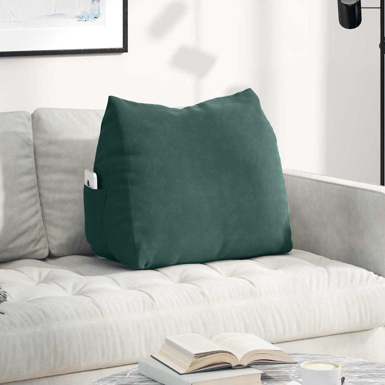 Vidaxx coussin de dossier vert foncé 60 x 20 x 50 cm tissu corde