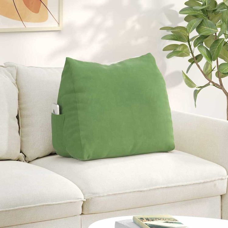 Vidaxx coussin de dossier vert clair 60 x 20 x 50 cm tissu corde