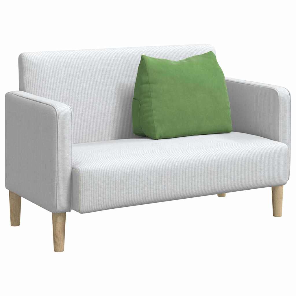 Vidaxx coussin de dossier vert clair 60 x 20 x 50 cm tissu corde