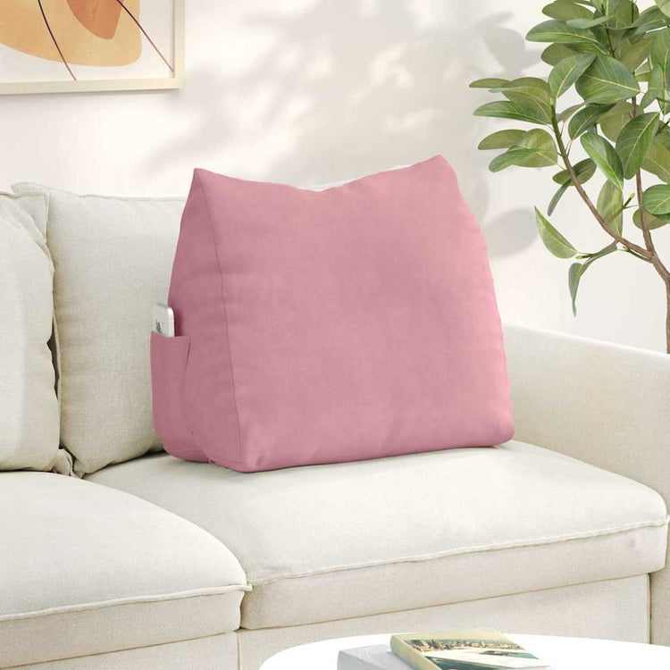 Vidaxx coussin de dossier rose 60 x 20 x 50 cm tissu corde