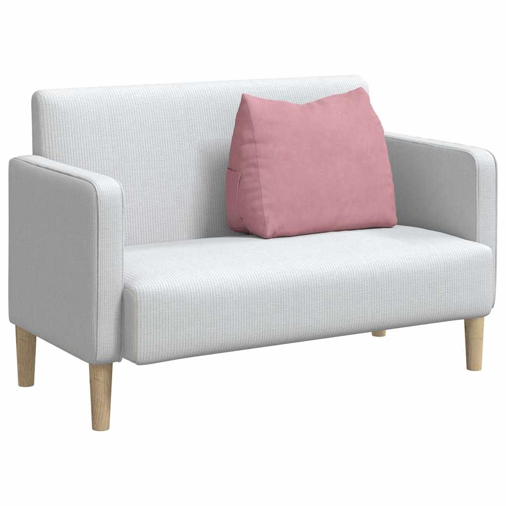 Vidaxx coussin de dossier rose 60 x 20 x 50 cm tissu corde