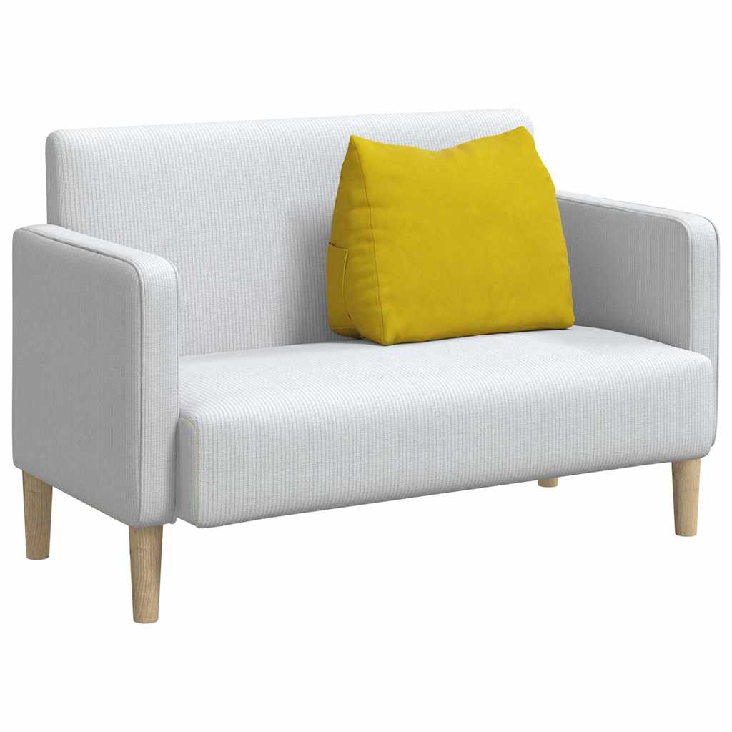 Vidaxx coussin de dossier jaune 60 x 20 x 50 cm tissu corde