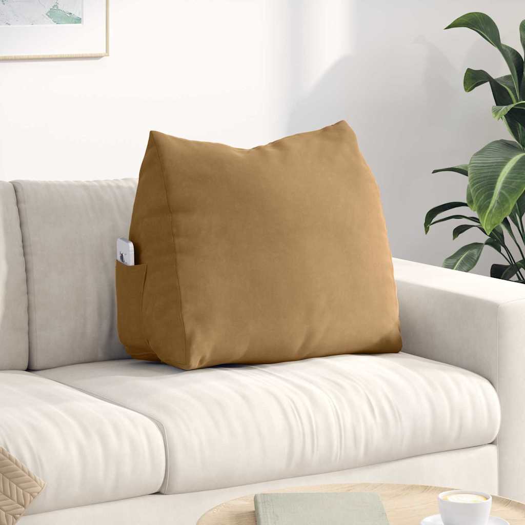 Vidaxx coussin de dossier marron 60 x 20 x 50 cm tissu corde