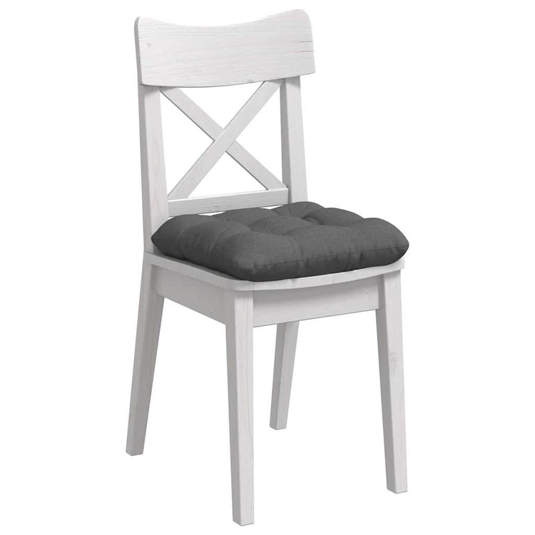 Vidaxx coussins de siège 4 pcs gris foncé 45 x 45 x 12 cm tissu
