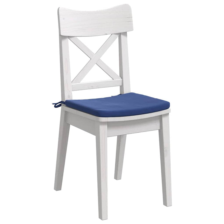 Vidaxx coussins de siège 4 pcs bleu police 40 x 40 x 3 cm velours