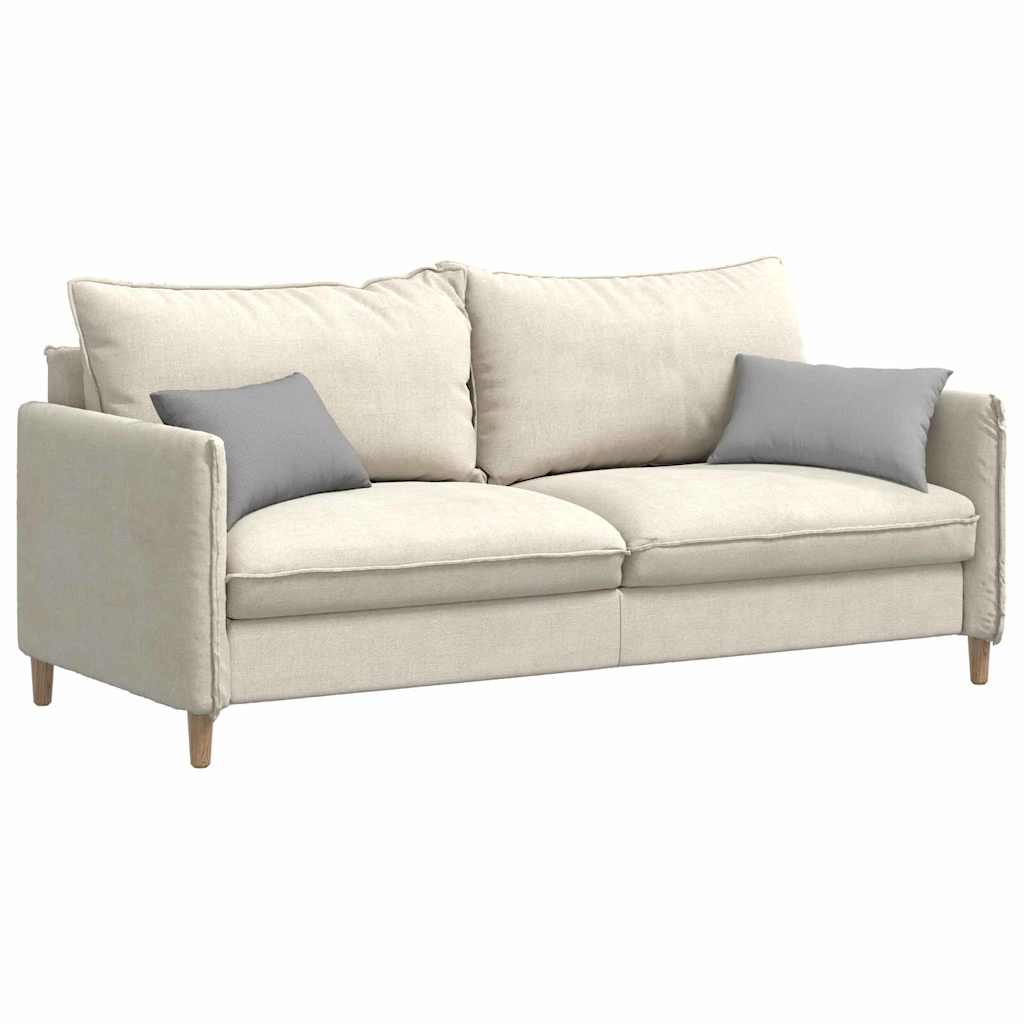 VidaXL coussins de canapé 2 pcs gris nuage 50 x 30 cm tissu