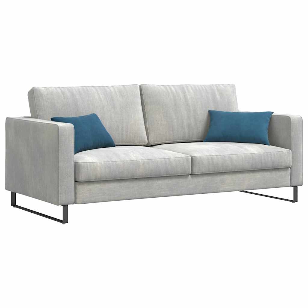 VidaXL coussins de canapé 2 pièces bleu 50 x 30 cm tissu corde