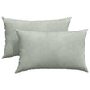 VidaXL coussins de canapé 2 pièces gris clair 50 x 30 cm tissu corde