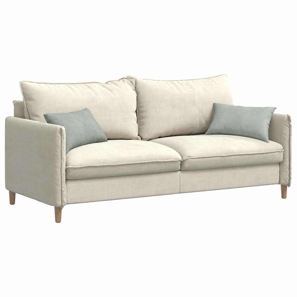 VidaXL coussins de canapé 2 pièces gris clair 50 x 30 cm tissu corde