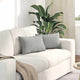 VidaXL coussins de canapé 2 pièces tissu gris clair 50 x 30 cm