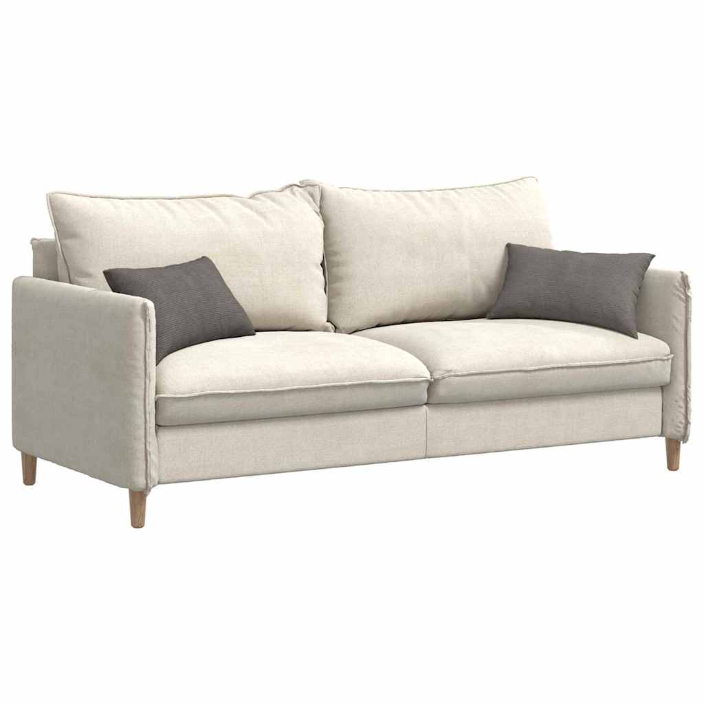VidaXL coussins de canapé 2 pièces gris clair 50 x 30 cm tissu corde