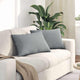 VidaXL coussins de canapé 2 pcs tissu gris clair 60 x 40 cm