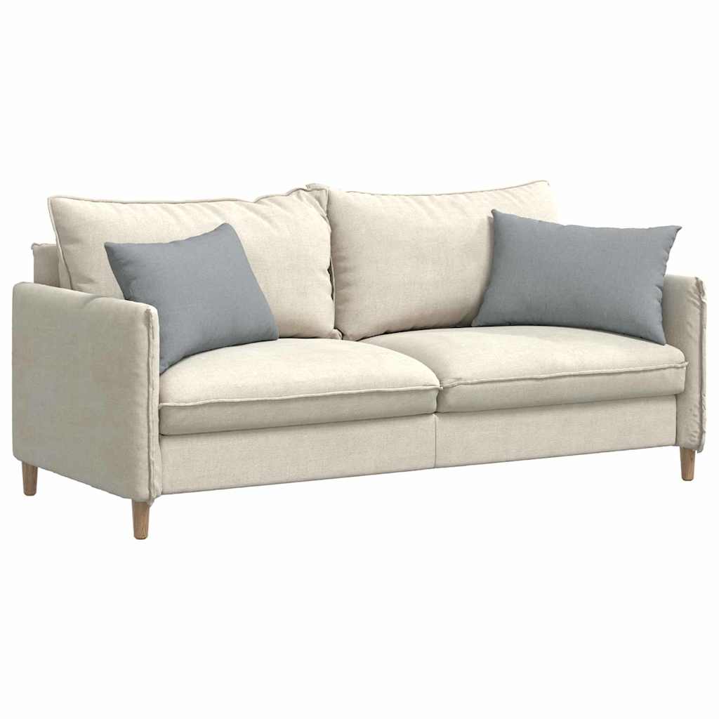 VidaXL coussins de canapé 2 pcs tissu gris clair 60 x 40 cm