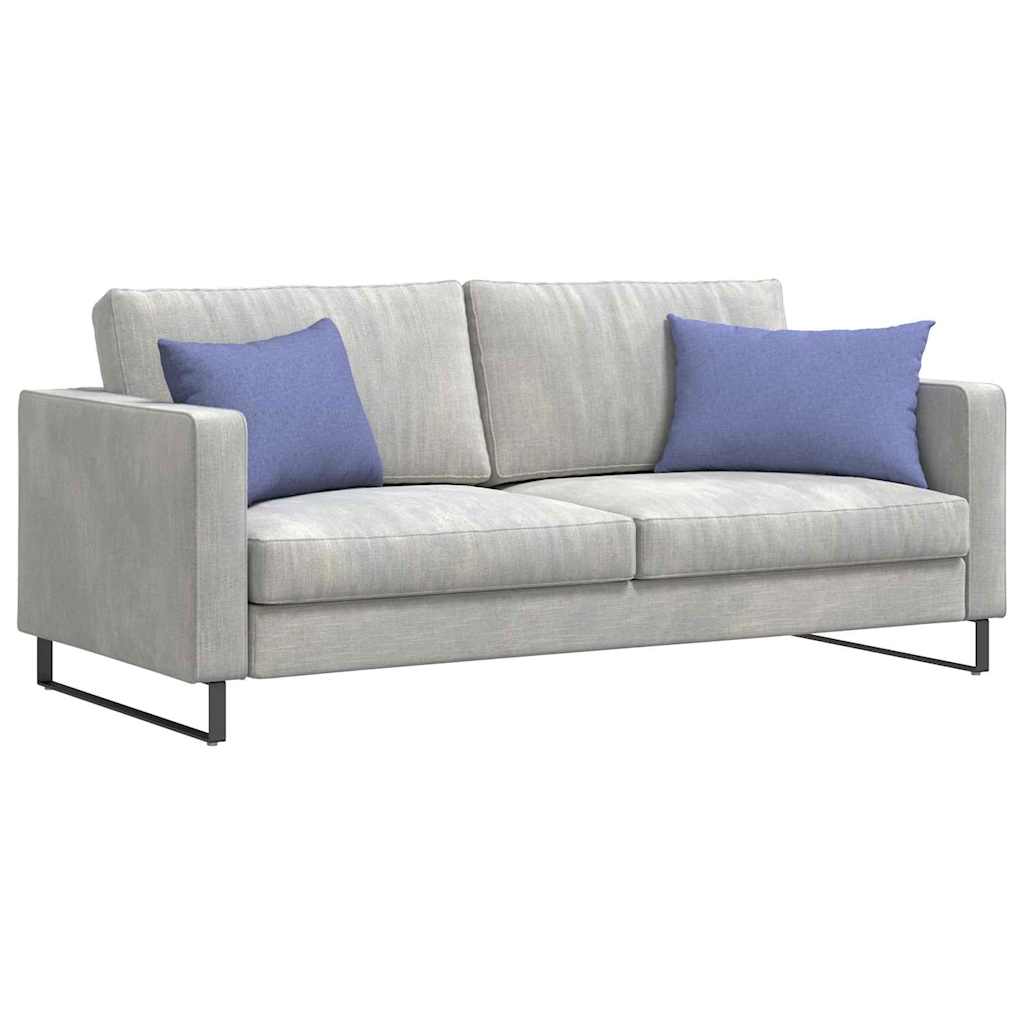 VidaXL coussins de canapé 2 pcs jean bleu 60 x 40 cm tissu