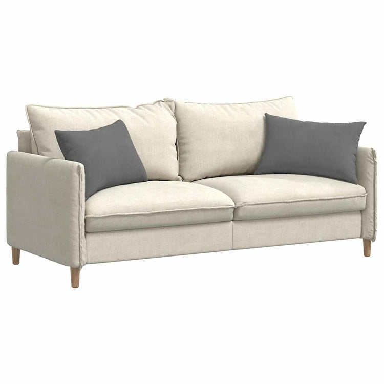 VidaXL coussins de canapé 2 pièces tissu gris foncé 60 x 40 cm
