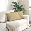 VidaXL coussins de canapé 2 pièces gris vert 60 x 40 cm tissu corde