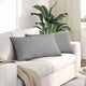 VidaXL coussins de canapé 2 pcs gris nuage 80 x 40 cm tissu