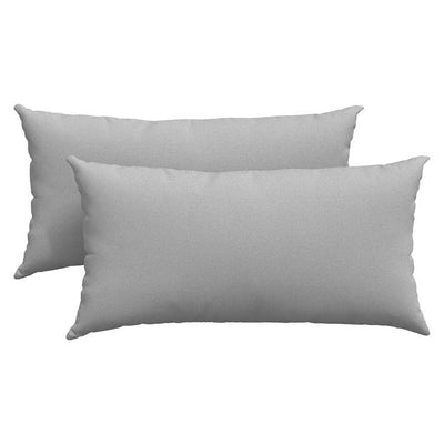 VidaXL coussins de canapé 2 pcs gris nuage 80 x 40 cm tissu