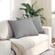 VidaXL coussins de canapé 2 pcs gris nuage 70 x 50 cm tissu