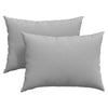 VidaXL coussins de canapé 2 pcs gris nuage 70 x 50 cm tissu
