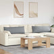 VidaXL coussins de canapé 2 pcs tissu gris clair 120 x 40 cm