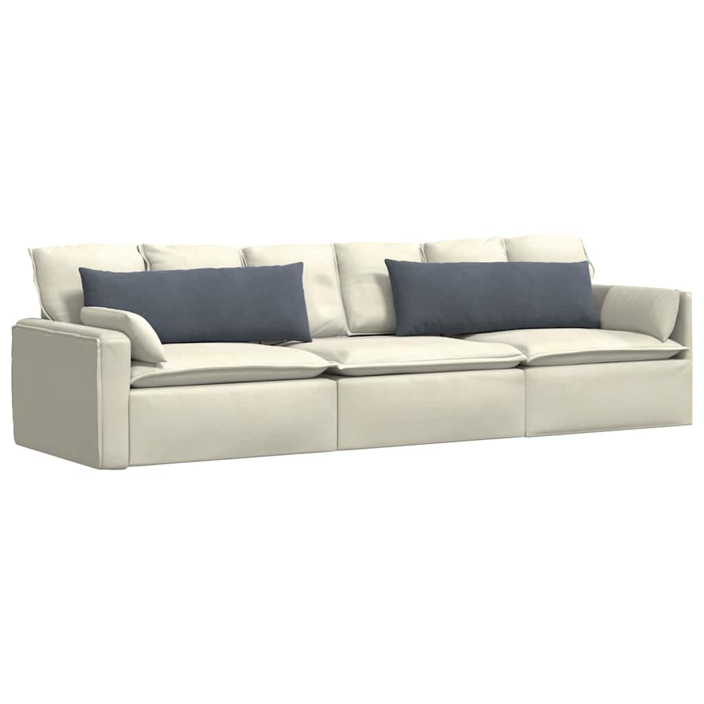 VidaXL coussins de canapé 2 pièces gris foncé 120 x 40 cm tissu corde