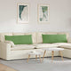 VidaXL coussins de canapé 2 pièces vert clair 120 x 40 cm tissu corde