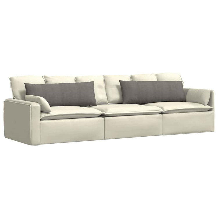 VidaXL coussins de canapé 2 pièces gris clair 120 x 40 cm tissu corde
