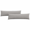 VidaXL coussins de canapé 2 pcs gris nuage 145 x 40 cm tissu