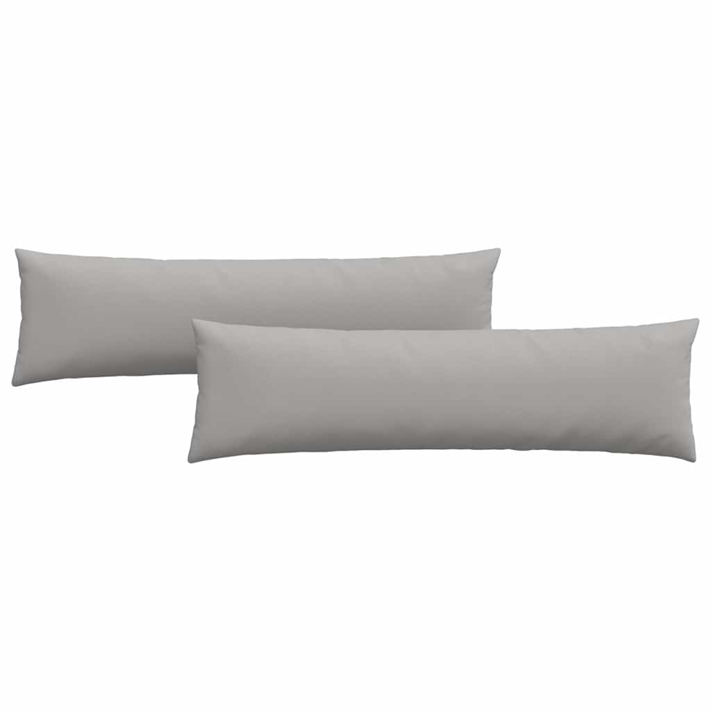 VidaXL coussins de canapé 2 pcs gris nuage 145 x 40 cm tissu