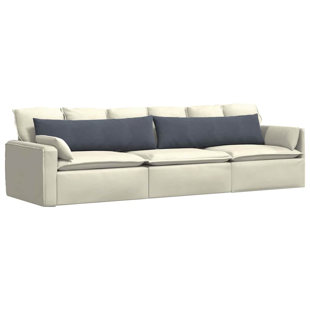 VidaXL coussins de canapé 2 pièces gris foncé 145 x 40 cm tissu corde