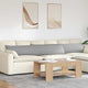 VidaXL coussins de canapé 2 pcs gris nuage 200 x 40 cm tissu