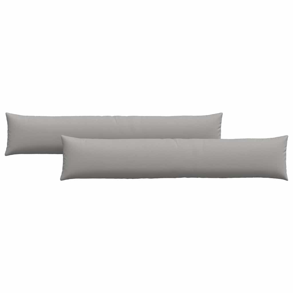 VidaXL coussins de canapé 2 pcs gris nuage 200 x 40 cm tissu