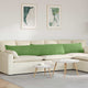 VidaXL coussins de canapé 2 pièces vert clair 200 x 40 cm tissu corde