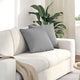 VidaXL coussins de canapé 2 pcs gris nuage 45 x 45 cm tissu