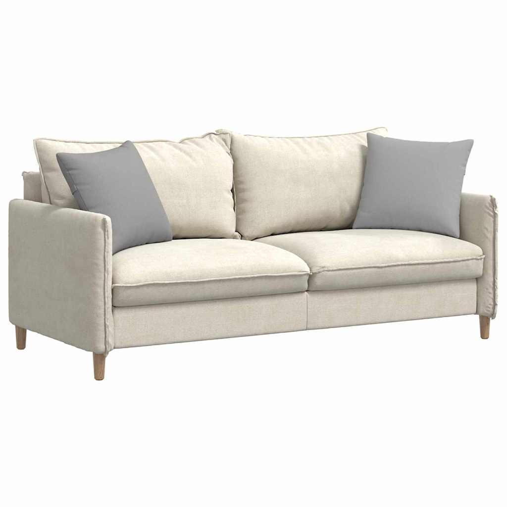 VidaXL coussins de canapé 2 pcs gris nuage 45 x 45 cm tissu