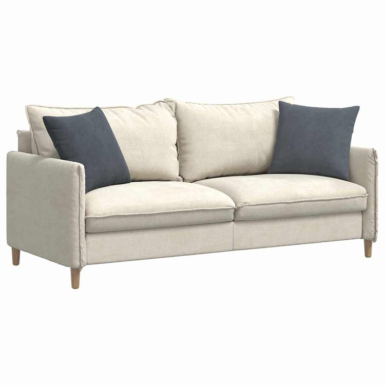 VidaXL coussins de canapé 2 pièces tissu corde gris foncé 45 x 45 cm