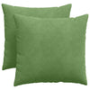 VidaXL coussins de canapé 2 pièces tissu corde vert clair 50 x 50 cm
