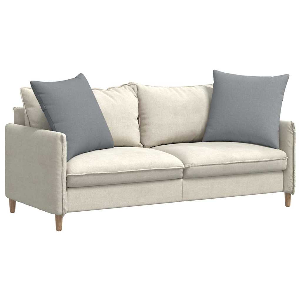 VidaXL coussins de canapé 2 pcs tissu gris clair 60 x 60 cm