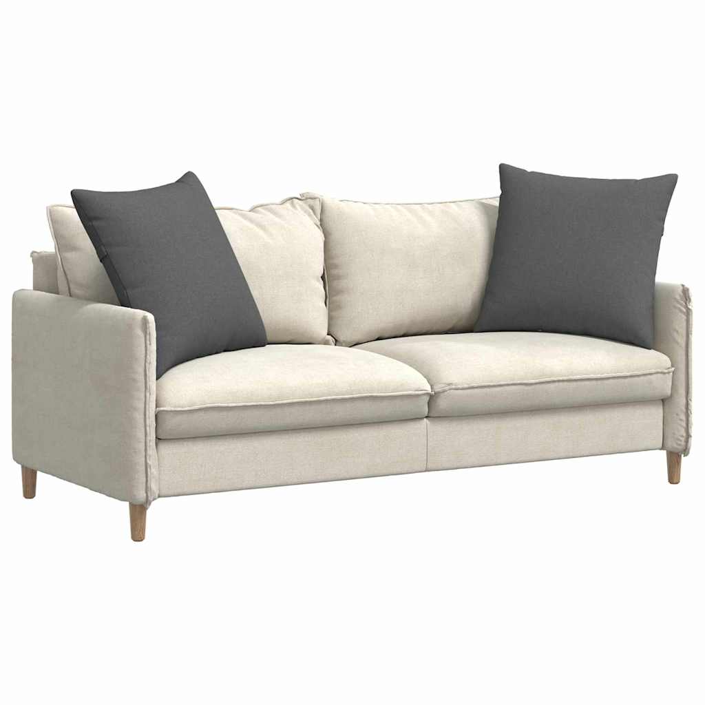 VidaXL coussins de canapé 2 pcs tissu gris foncé 60 x 60 cm