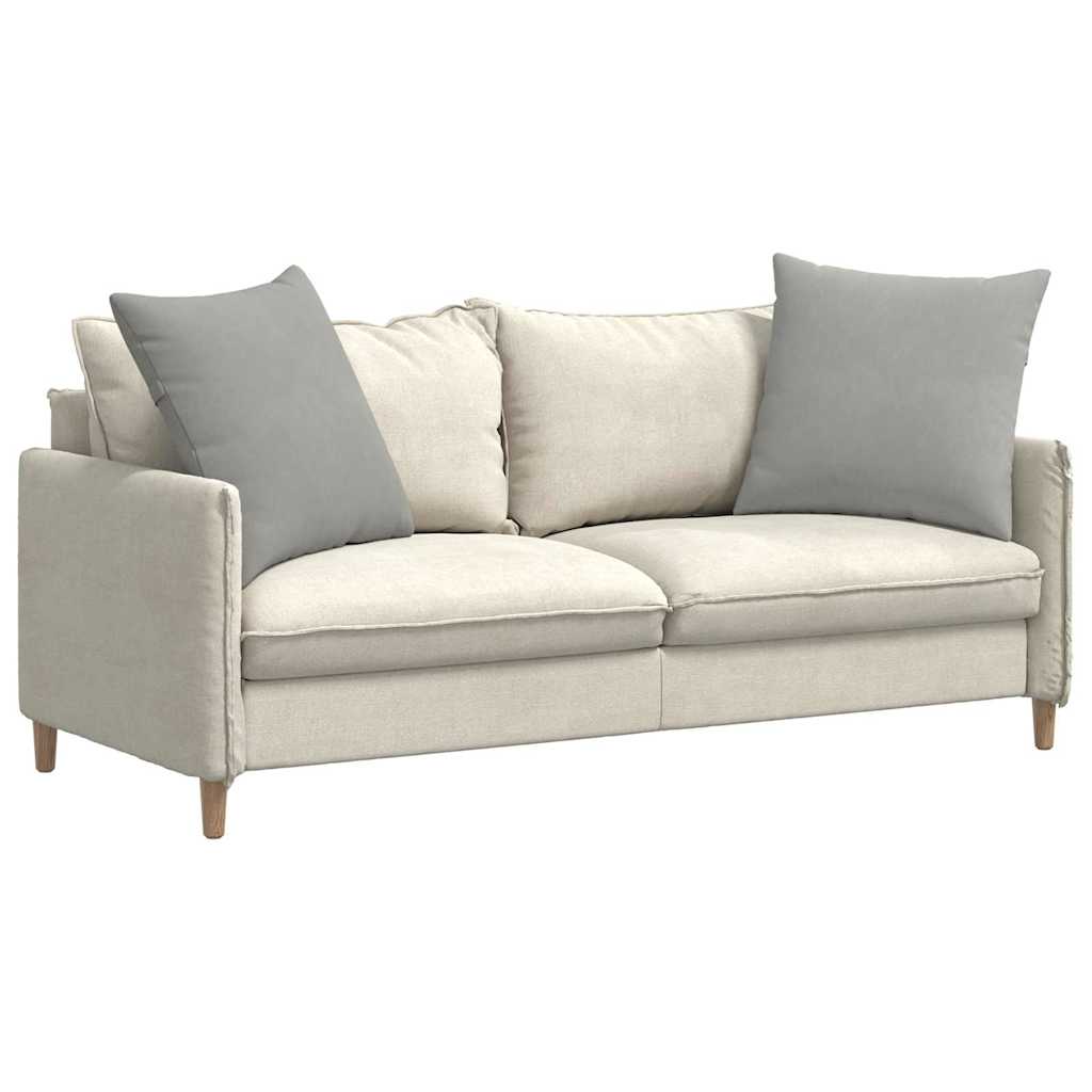 VidaXL coussins de canapé 2 pièces tissu gris clair 60 x 60 cm