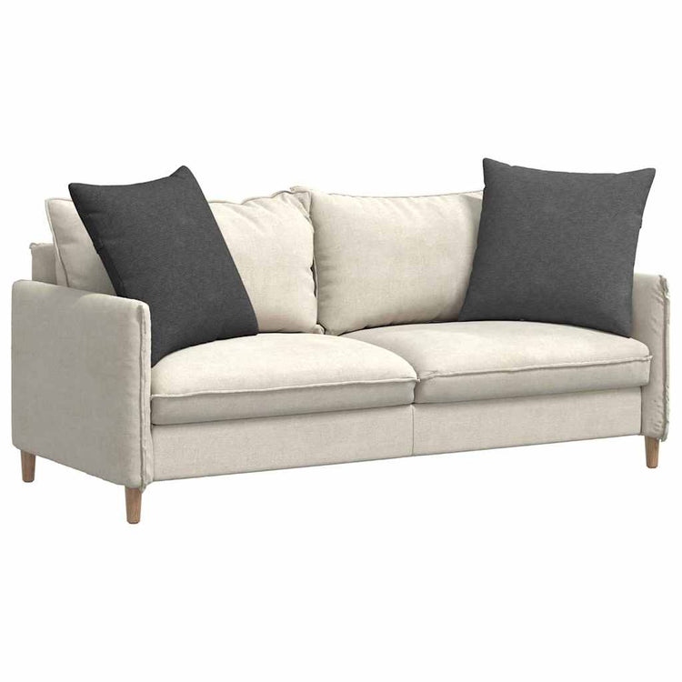 VidaXL coussins de canapé 2 pièces tissu corde gris foncé 60 x 60 cm