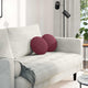 Vidaxx coussins d'assise 2 pcs vin rouge ø30 x 13 cm tissu