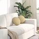 Vidaxx coussins d'assise 2 pcs gris vert ø 30 cm tissu coton