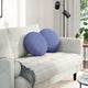 Vidaxx coussins d'assise 2 pcs bleu jeans ø40 x 13 cm tissu