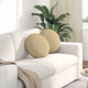 Vidaxx coussins d'assise 2 pcs gris vert ø 40 cm tissu coton