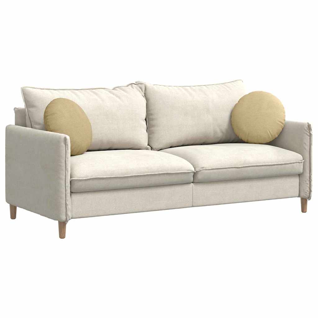 Vidaxx coussins d'assise 2 pcs gris vert ø 40 cm tissu coton