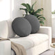 Vidaxx coussins d'assise 2 pcs tissu gris foncé ø50 x 19 cm