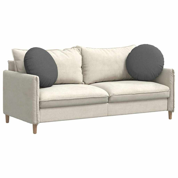 Vidaxx coussins d'assise 2 pcs tissu gris foncé ø50 x 19 cm