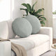 Vidaxx coussins d'assise 2 pièces gris clair ø 40 x 13 cm velours